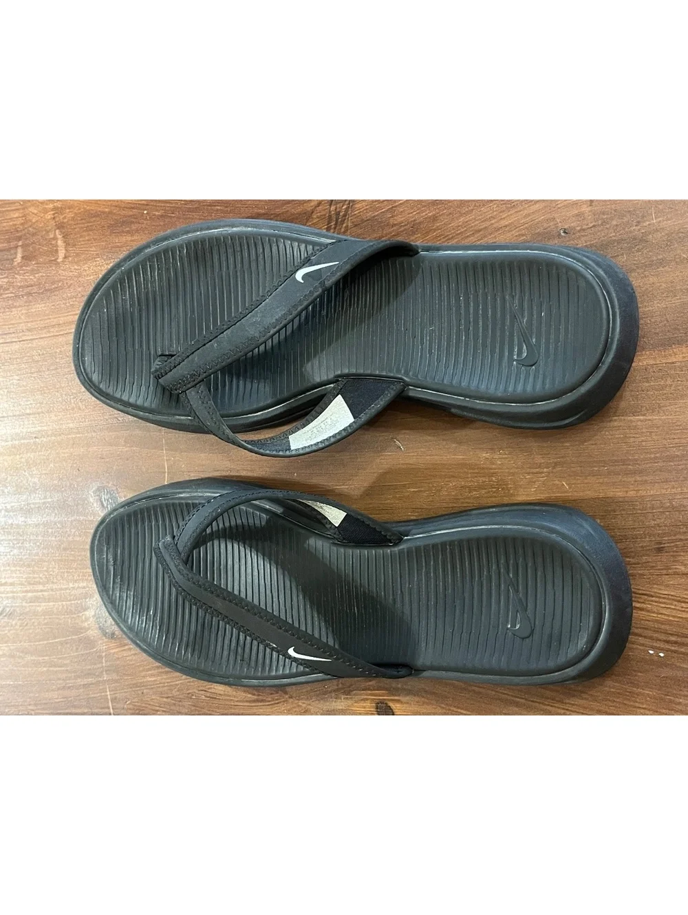 Nike Black Flip Flop Sandals Size 9 US Men's Comfortable Casual Footwear